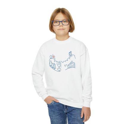 Zipline Puff City Crewneck Sweatshirt