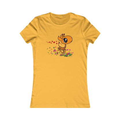 Giraffe in Love Cute Women's T