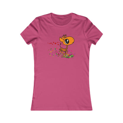 Giraffe in Love Cute Women's T
