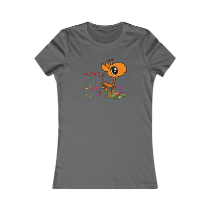 Giraffe in Love Cute Women's T