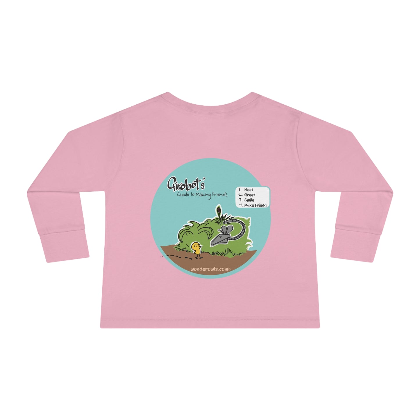 Girobot Toddler Long Sleeve Tee