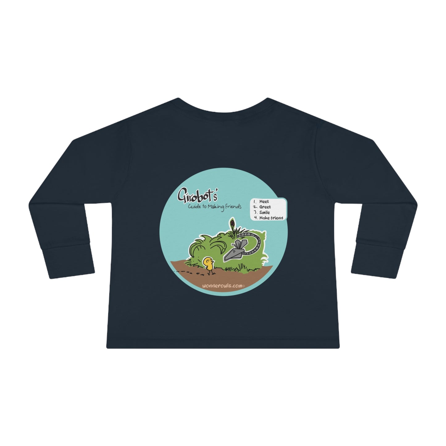 Girobot Toddler Long Sleeve Tee