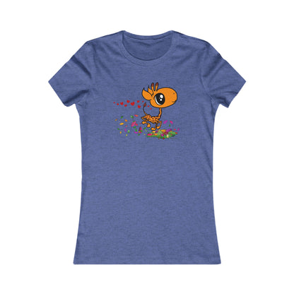 Giraffe in Love Cute Women's T