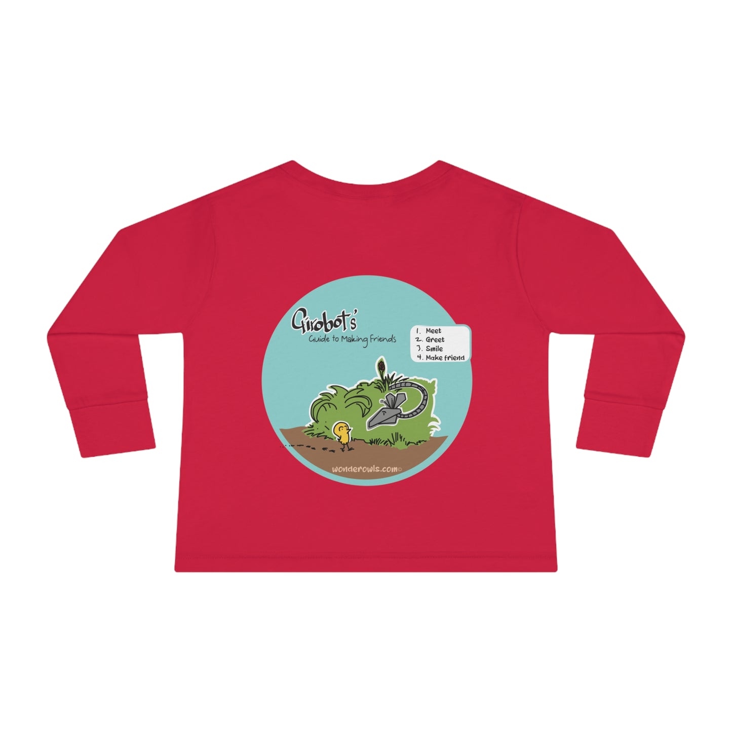 Girobot Toddler Long Sleeve Tee