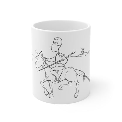 Tilting at Gin Mills 11oz Mug by Inker
