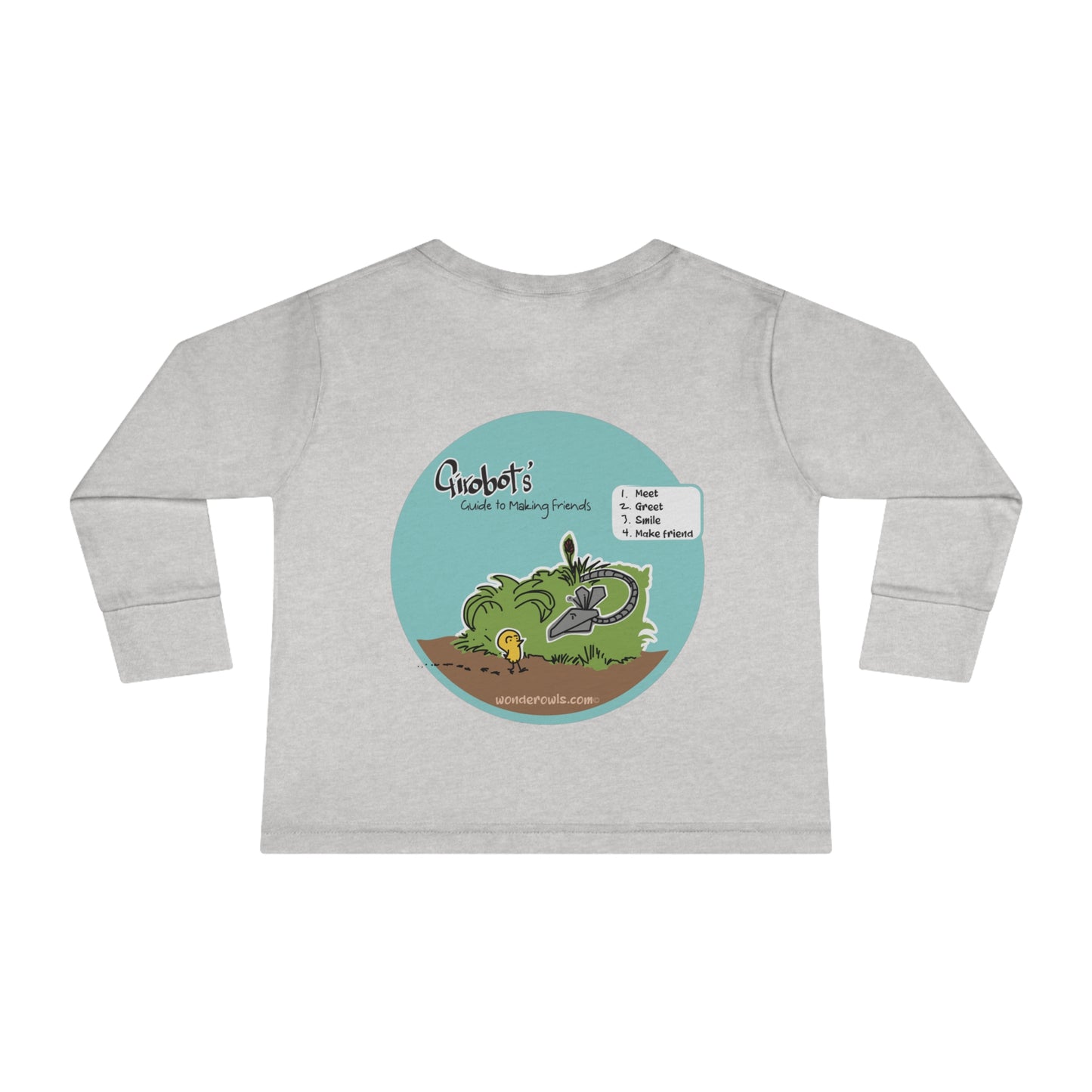 Girobot Toddler Long Sleeve Tee