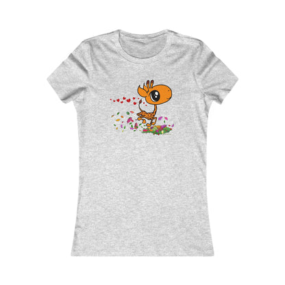 Giraffe in Love Cute Women's T