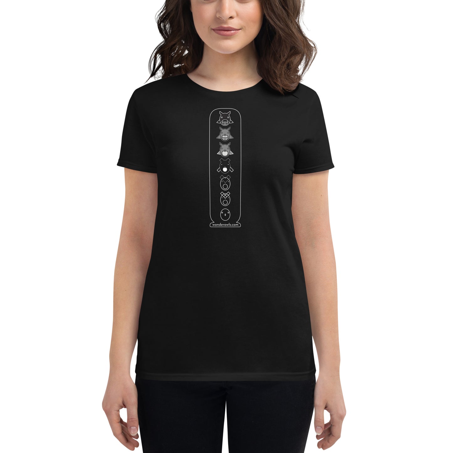 Wonder Owls Evo Cartouche Women's Short Sleeve T