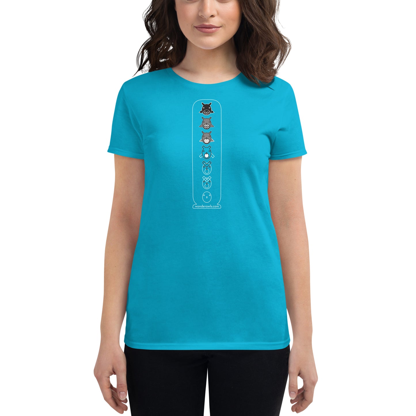 Wonder Owls Evo Cartouche Women's Short Sleeve T