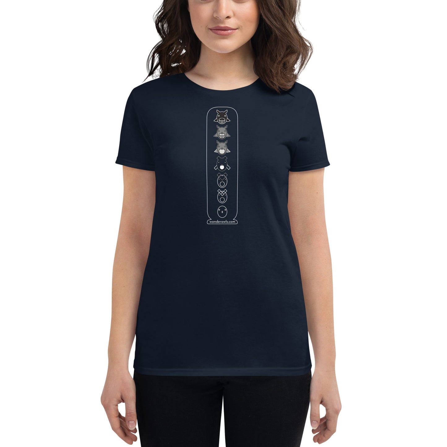 Wonder Owls Evo Cartouche Women's Short Sleeve T