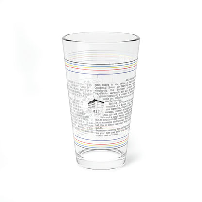 2 Language Dry Martini Mixing Glass, 16oz