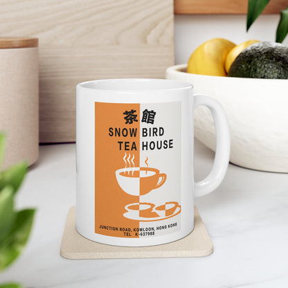 Snow Bird Ceramic Mug 11oz