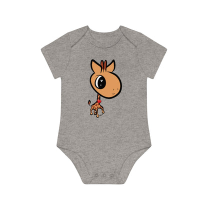 Baby Giraffe Organic Short Sleeve Bodysuit (6 Colors)