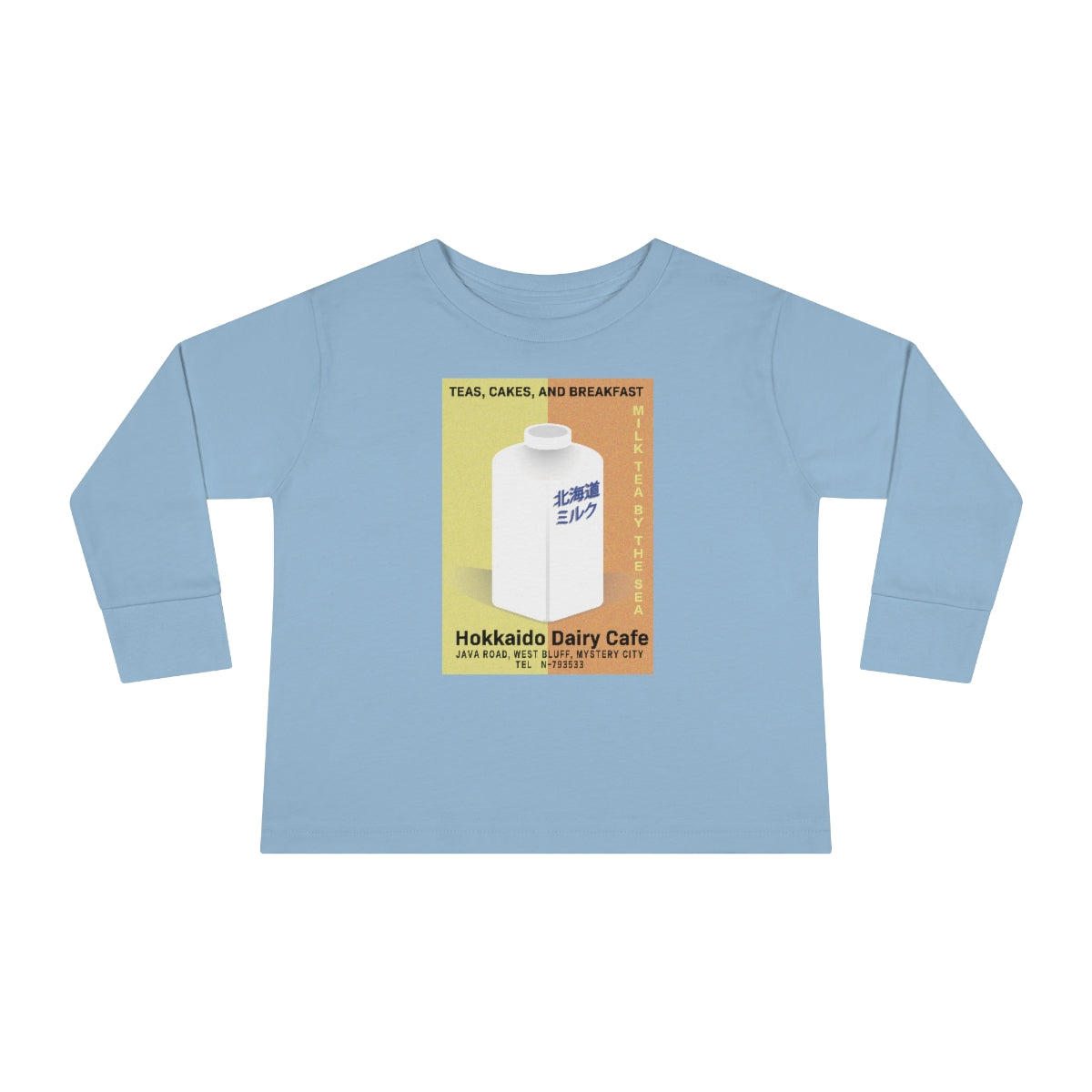 Hokkaido Dairy Cafe Toddler Long Sleeve Tee