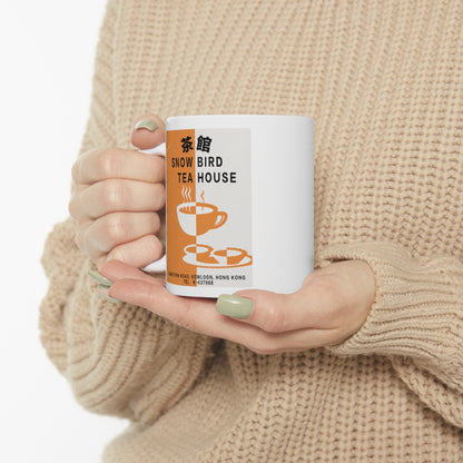 Snow Bird Ceramic Mug 11oz