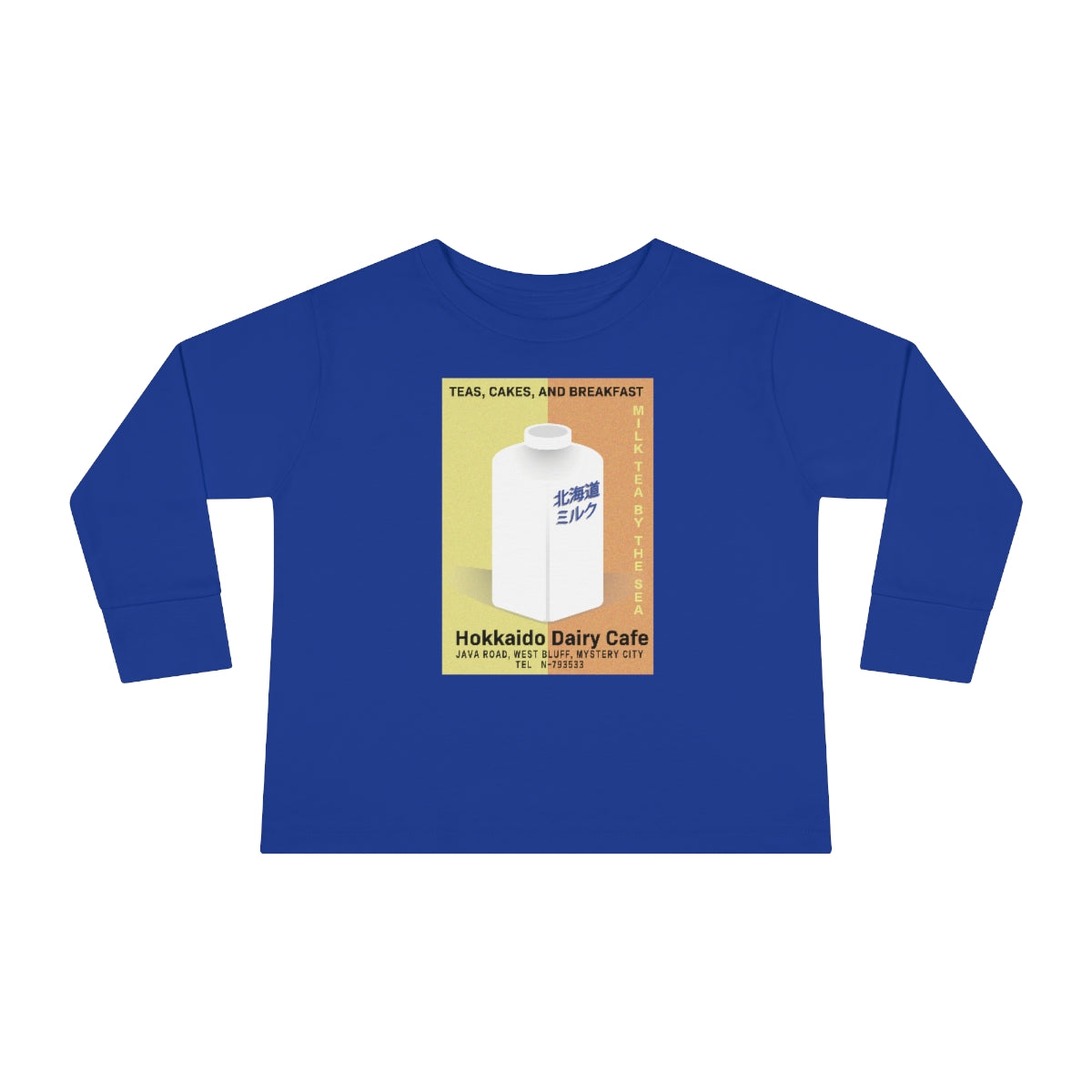 Hokkaido Dairy Cafe Toddler Long Sleeve Tee