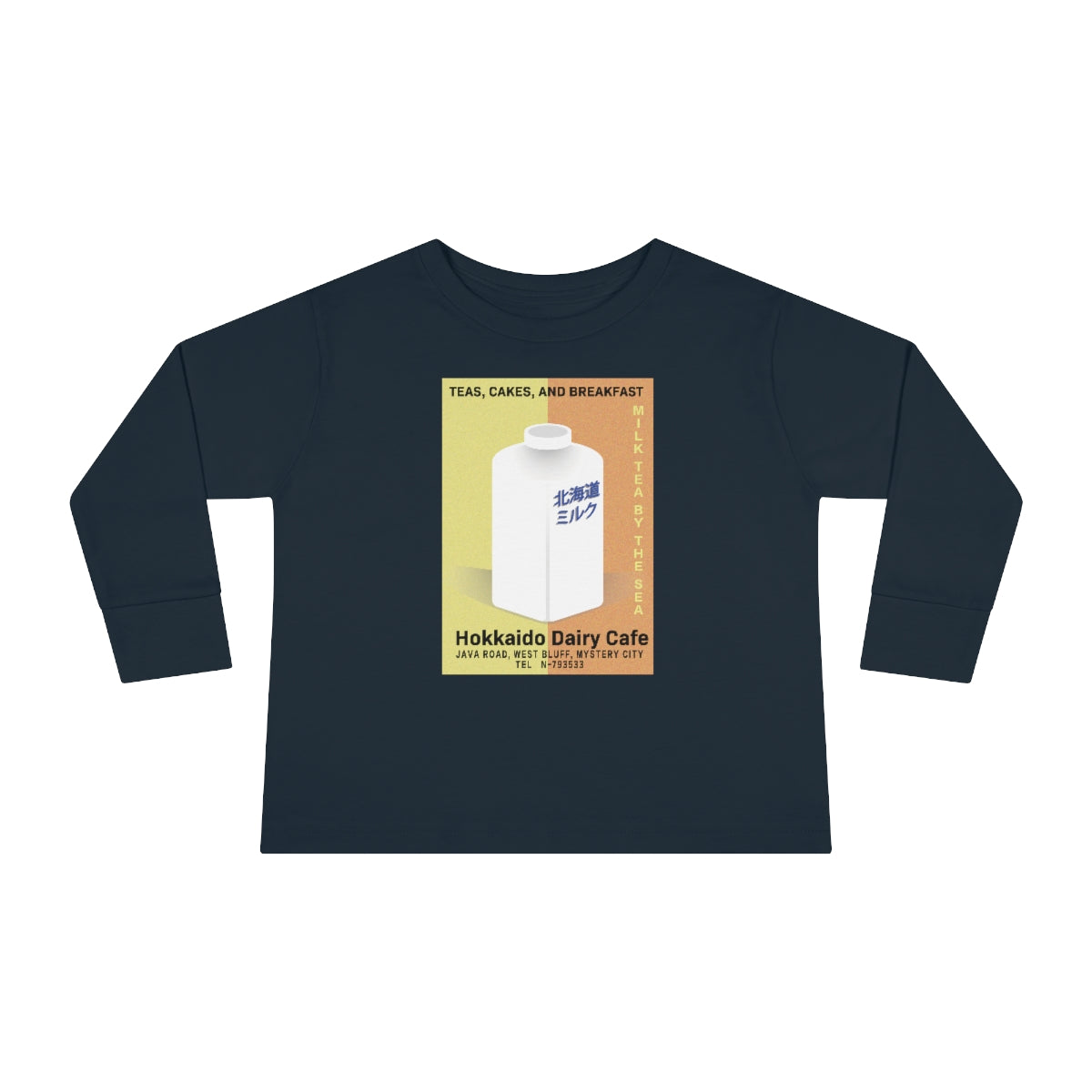 Hokkaido Dairy Cafe Toddler Long Sleeve Tee