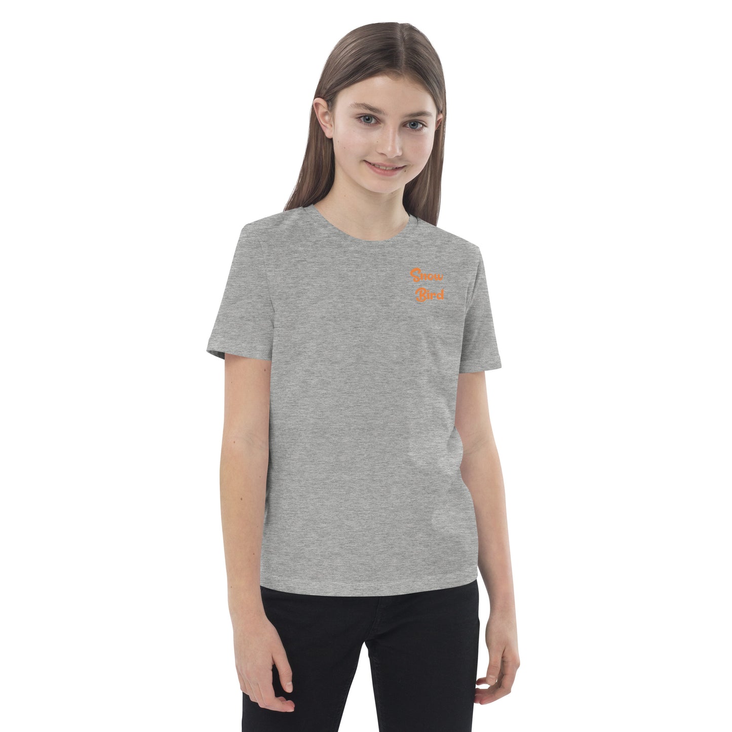 Organic Cotton Snow Bird Teahouse Kids T-shirt