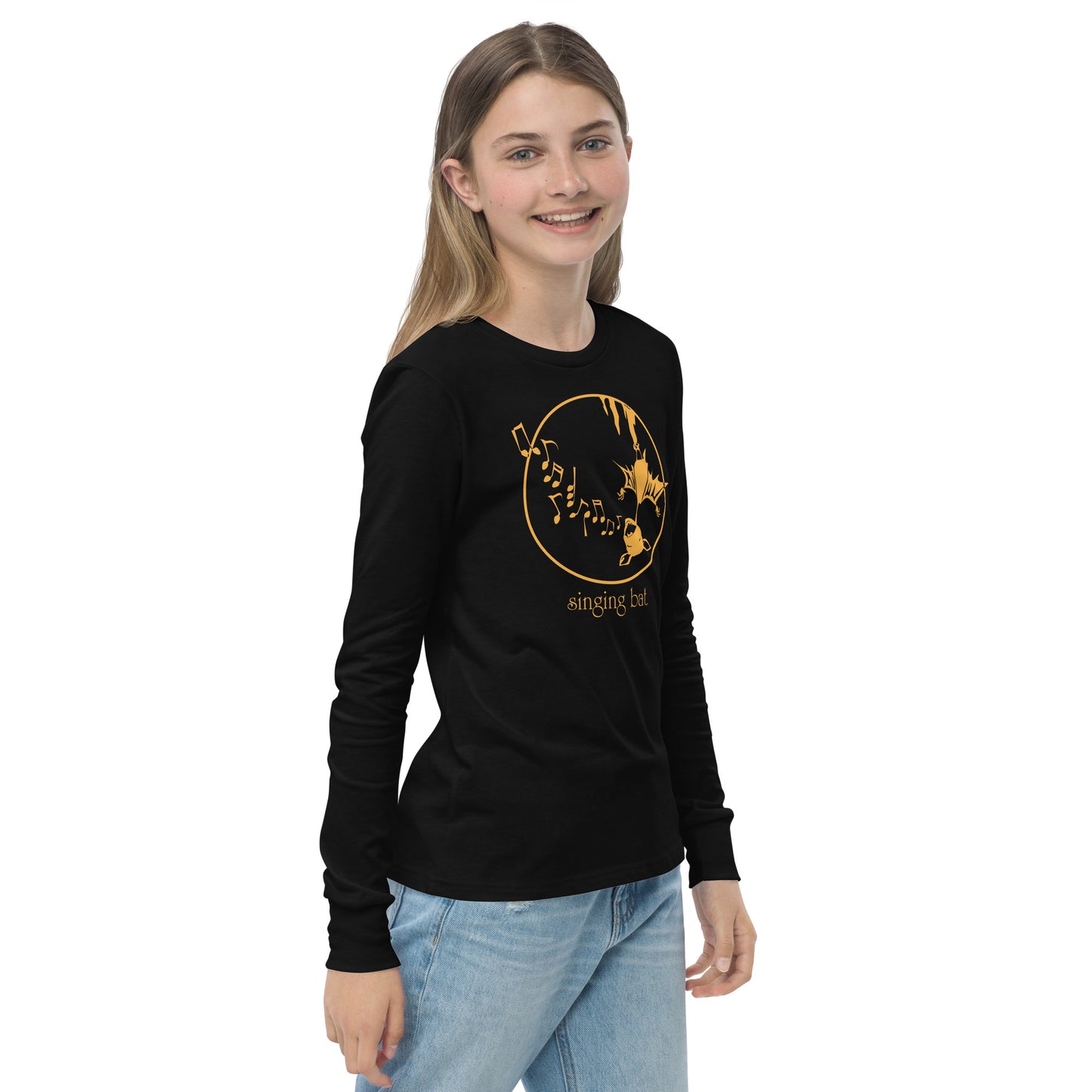 Singing Bat Youth Long Sleeve Tee