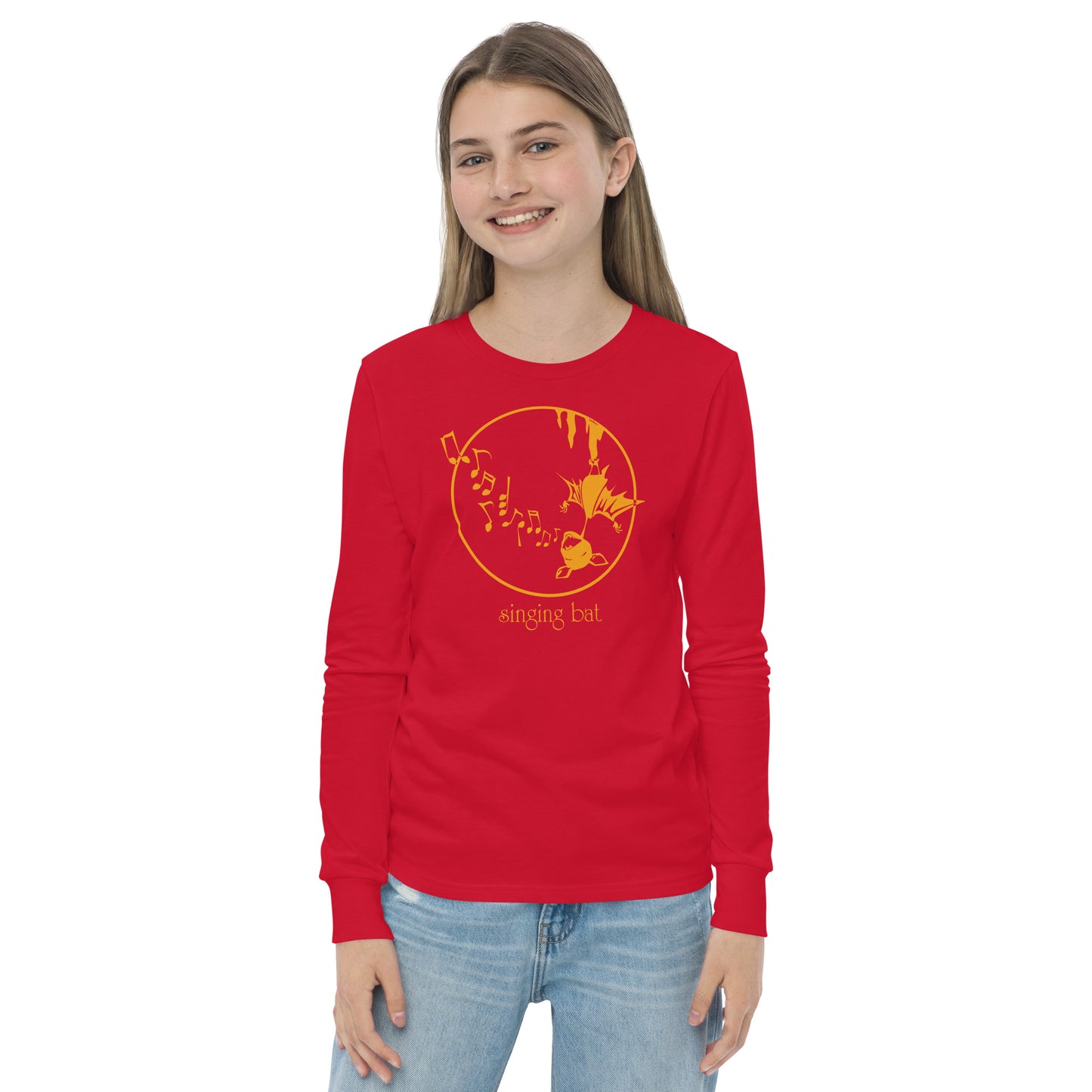 Singing Bat Youth Long Sleeve Tee