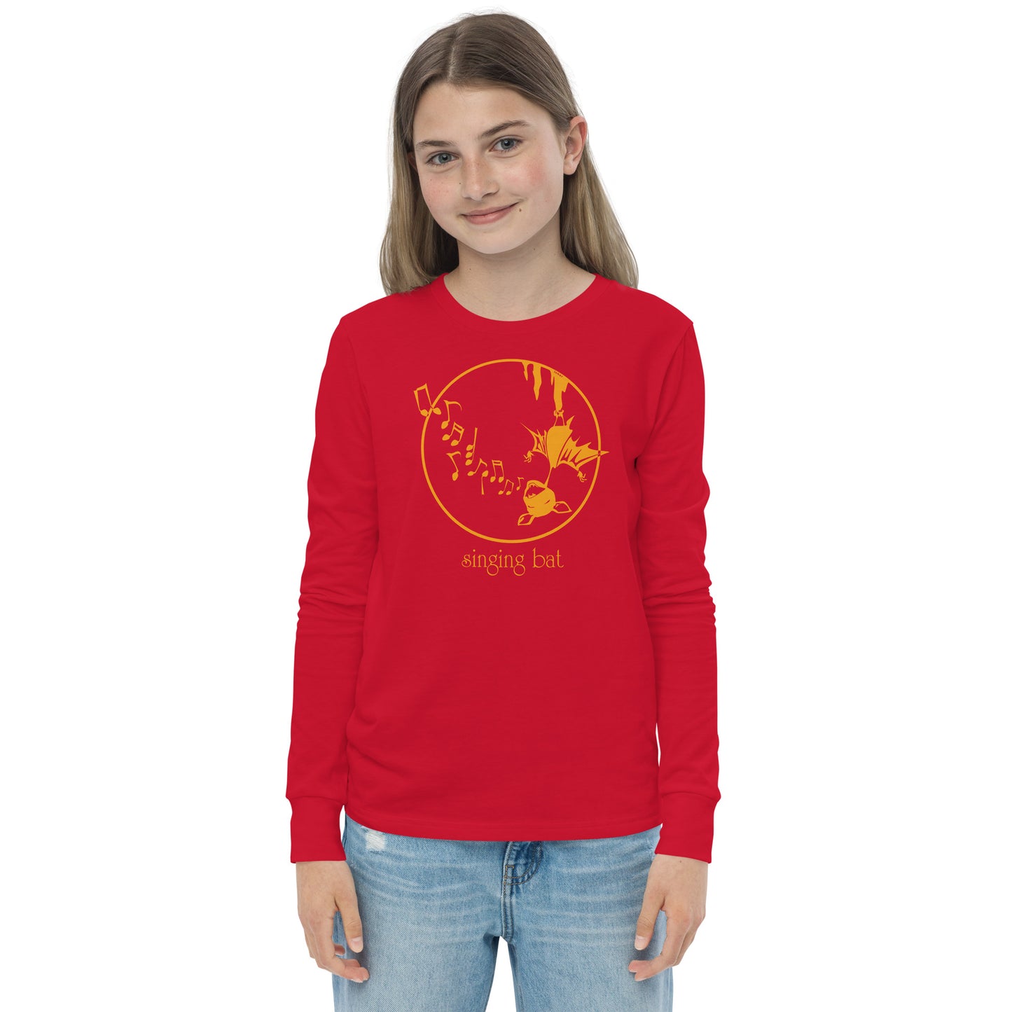 Singing Bat Youth Long Sleeve Tee