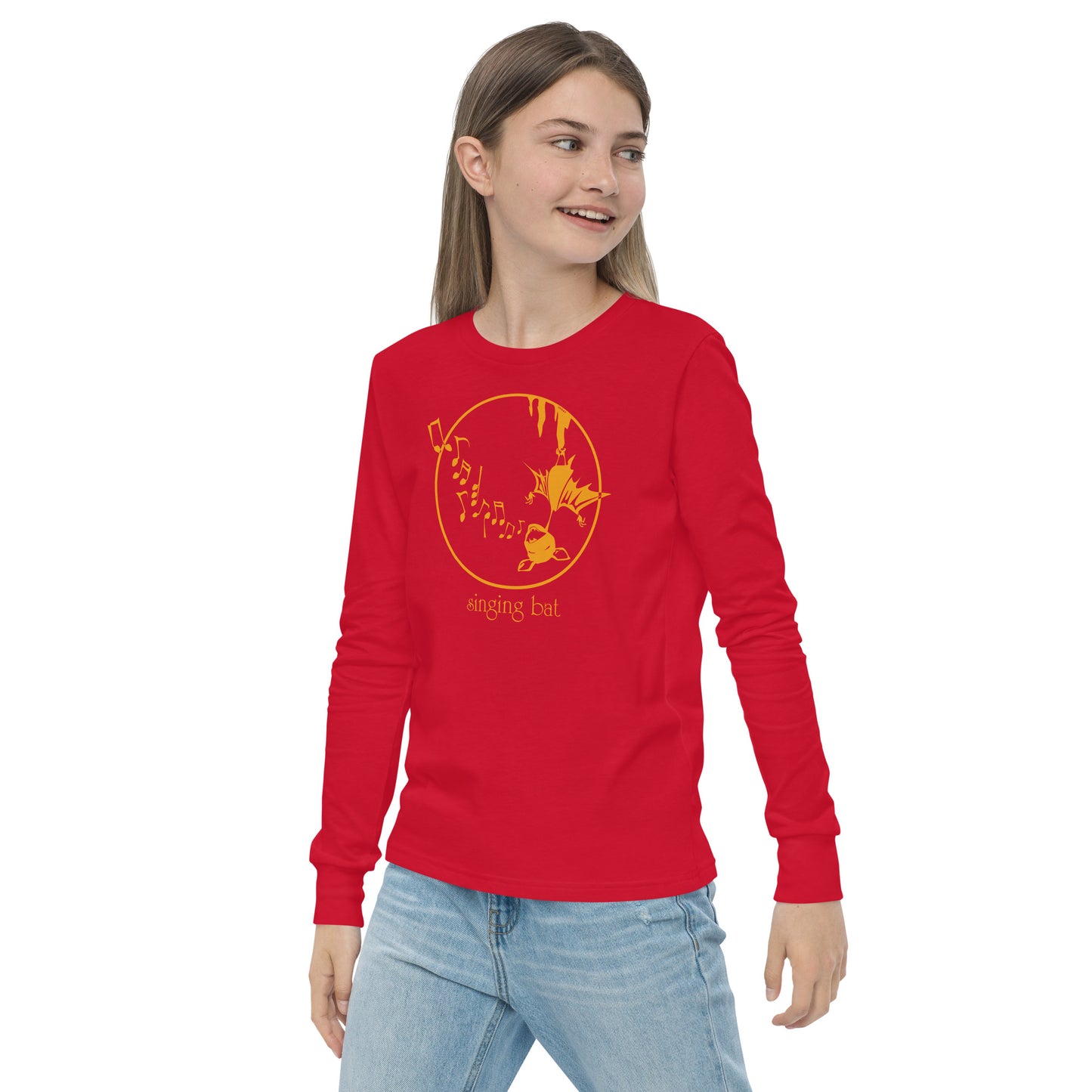 Singing Bat Youth Long Sleeve Tee