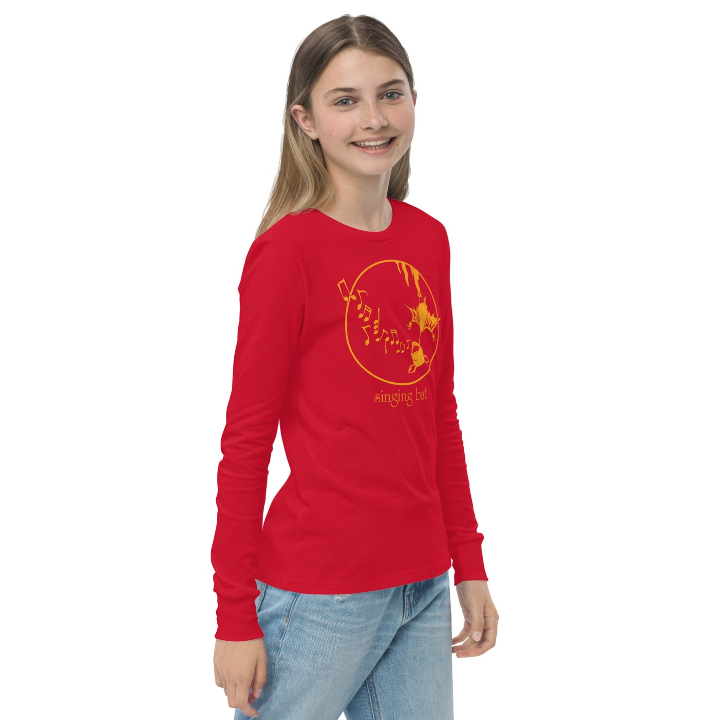 Singing Bat Youth Long Sleeve Tee